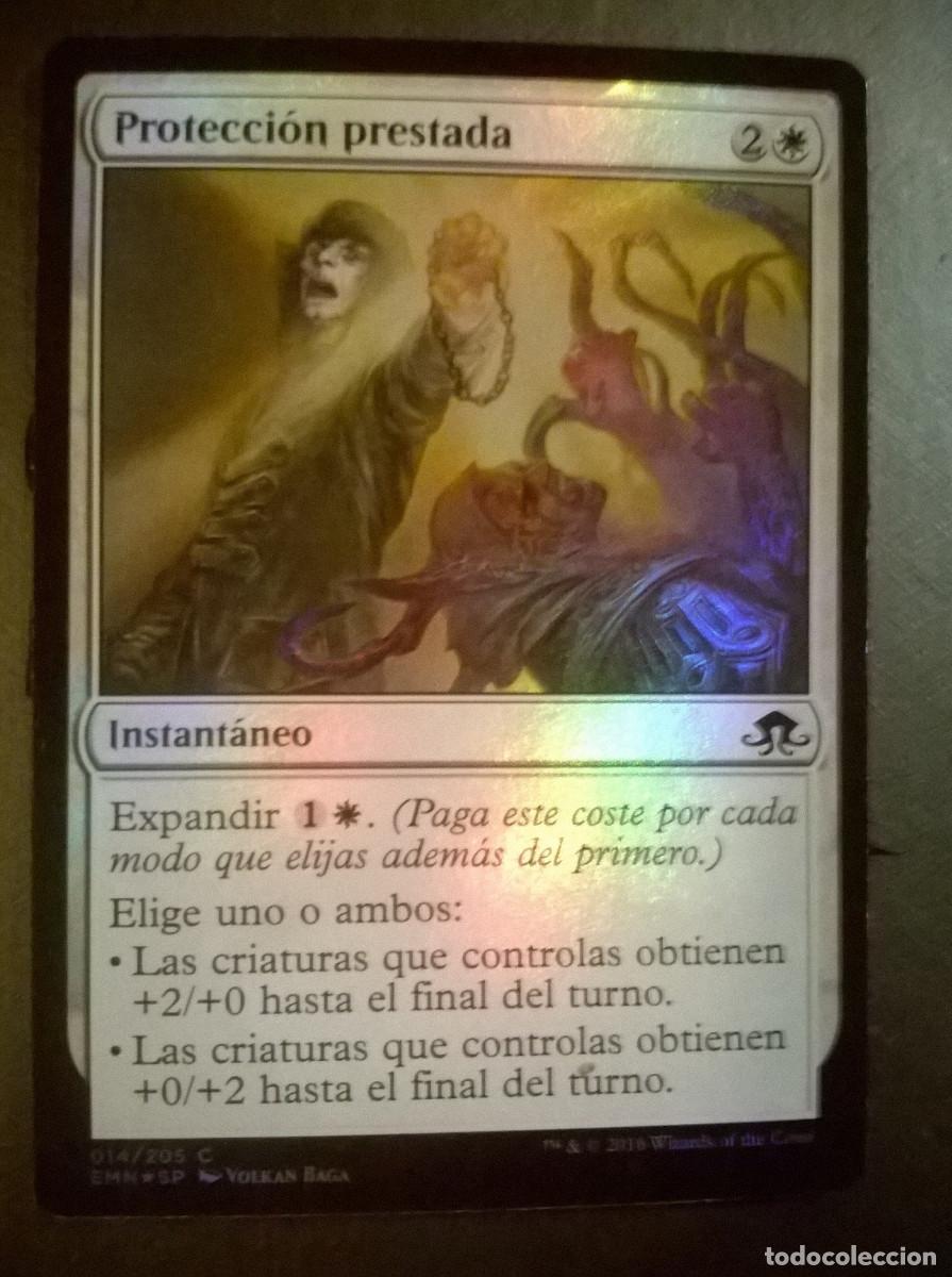 Trading cards: MTG MAGIC THE GATHERING - ELDRITCH MOON - PROTECCI&Oacute;N PRESTADA (FOIL) - Foto 1