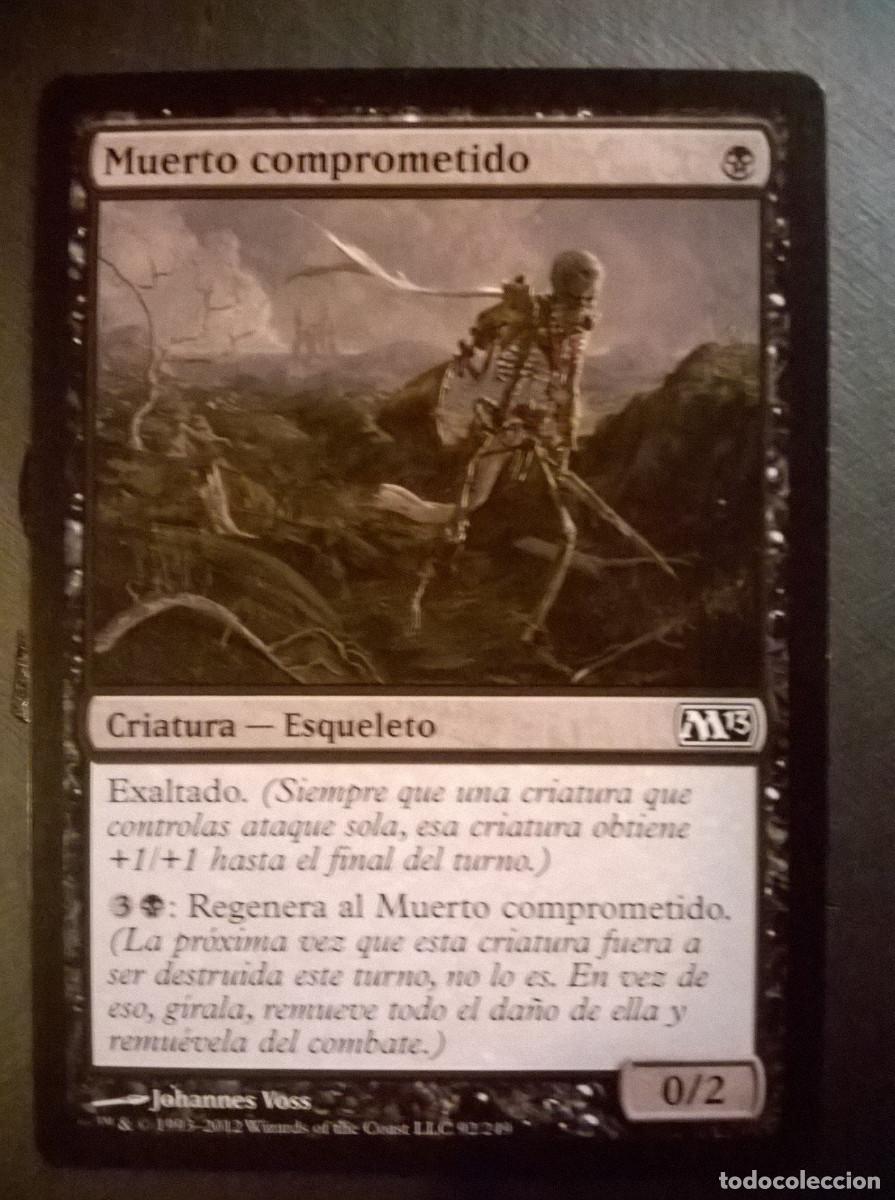 Trading cards: MTG MAGIC THE GATHERING - MAGIC 2013 - MUERTO COMPROMETIDO - Foto 1