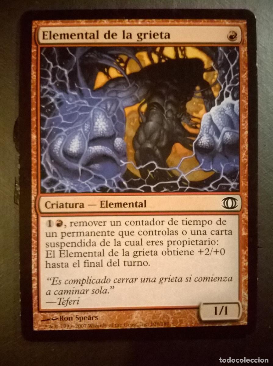 Trading cards: MTG MAGIC THE GATHERING - FUTURE SIGHT - ELEMENTAL DE LA GRIETA - Foto 1