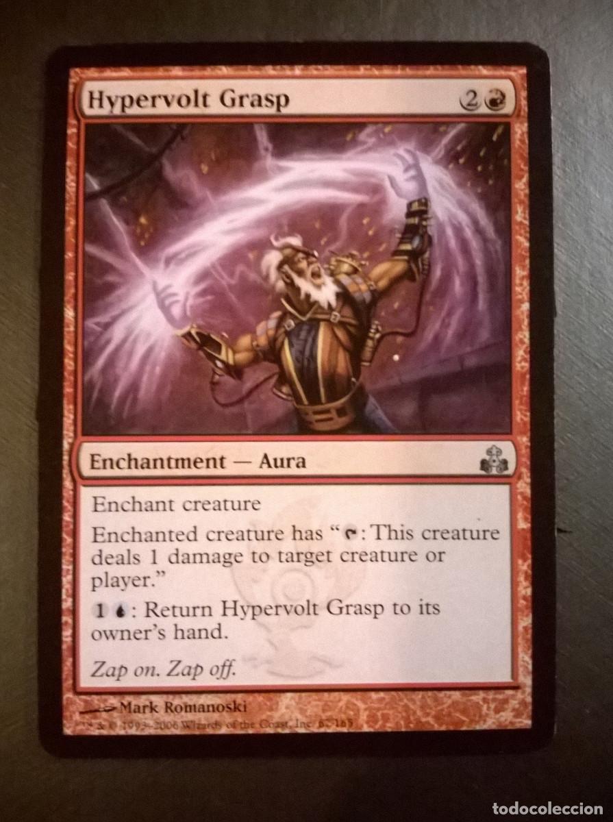 Trading cards: MTG MAGIC THE GATHERING - GUILDPACT - HYPERVOLT GRASP - Foto 1