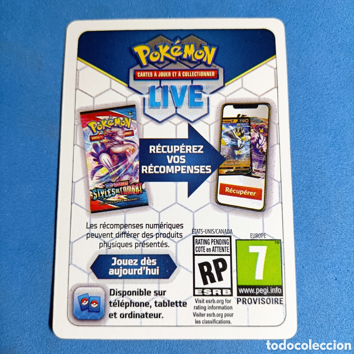 Trading Cards: CARTA POK&Eacute;MON LIVE.