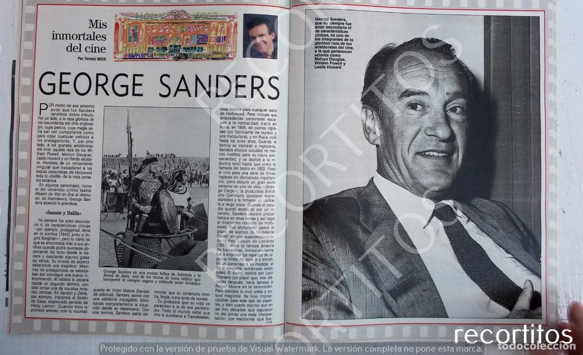 Sammelkarten: GEORGE SANDERS