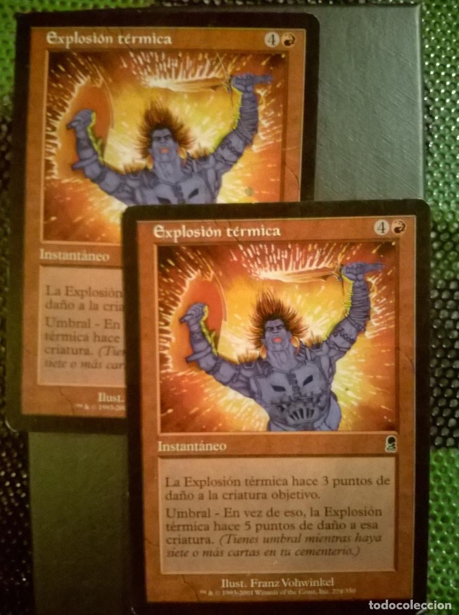 Trading cards: MTG MAGIC THE GATHERING - ODYSSEY -2X EXPLOSI&Oacute;N T&Eacute;RMICA - Foto 1