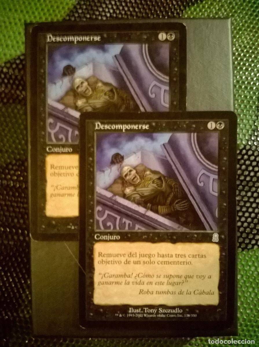 Trading cards: MTG MAGIC THE GATHERING - ODYSSEY -2X DESCOMPONERSE - Foto 1