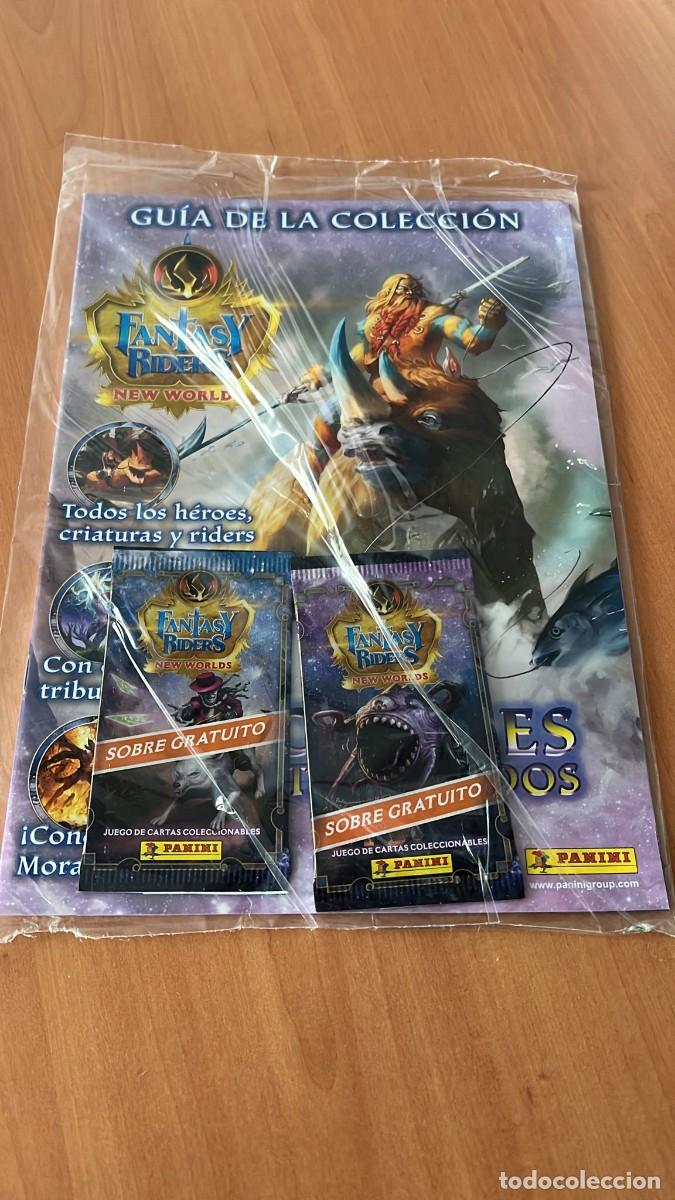 Fantasy Riders - New Worlds 2023 - Guia Oficial de la Coleccion - Panini + 2 Sobres de Cromos