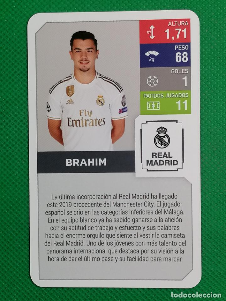Trading cards: REAL MADRID BRAHIM TOP TRUMPS