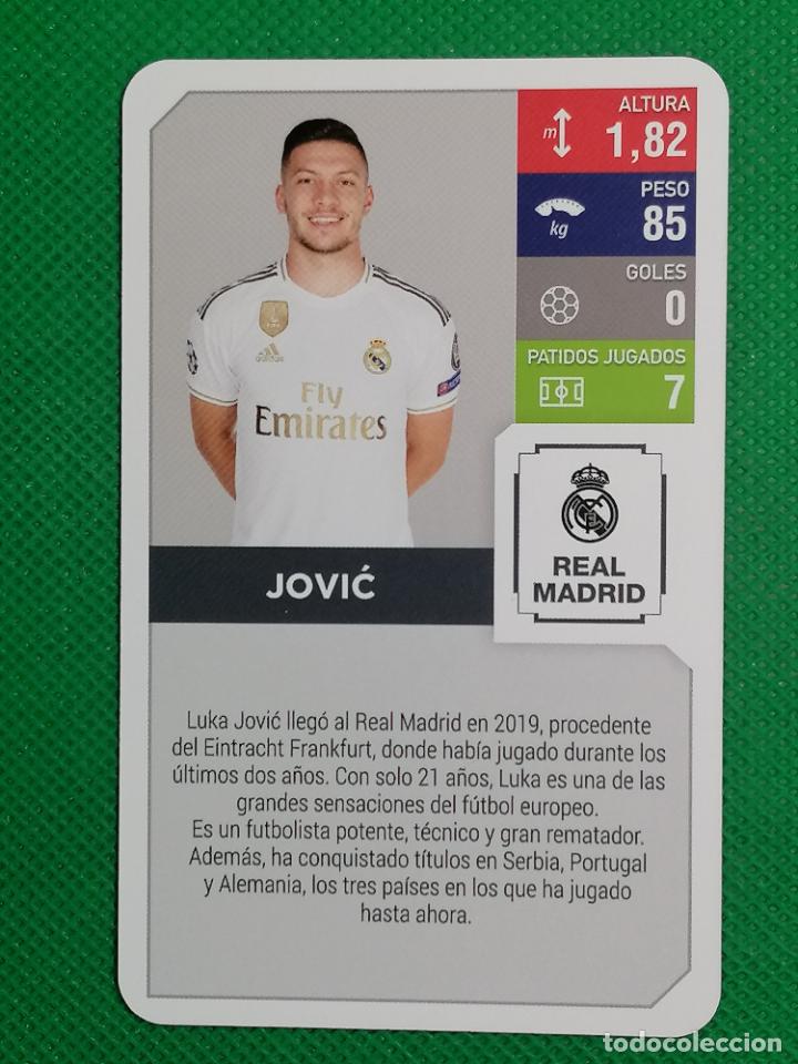 Trading cards: REAL MADRID JOVIC TOP TRUMPS - Foto 1
