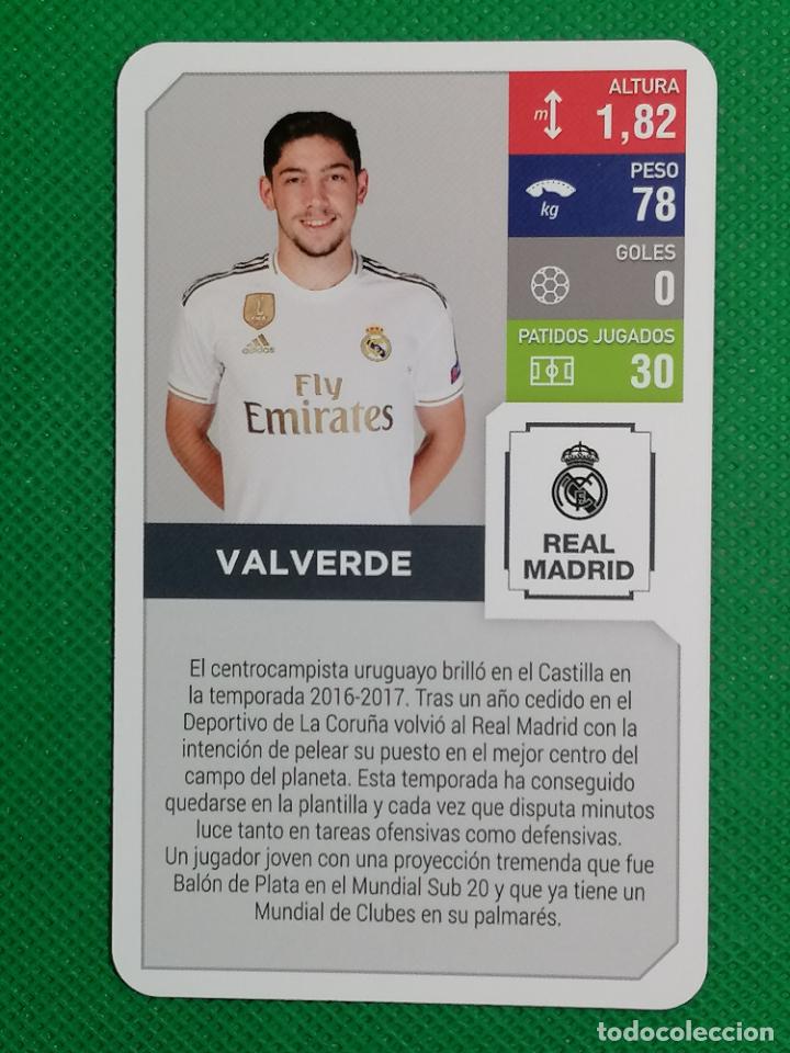 Trading cards: REAL MADRID VALVERDE TOP TRUMPS - Foto 1