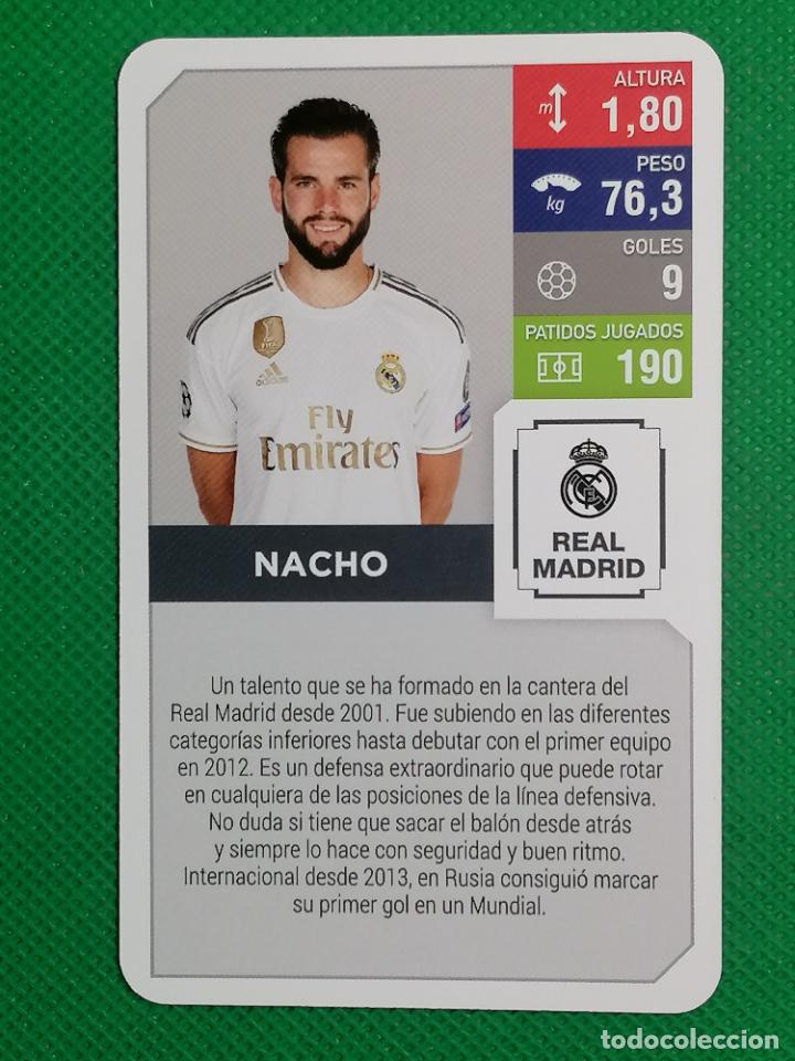 Trading cards: REAL MADRID NACHO TOP TRUMPS - Foto 1