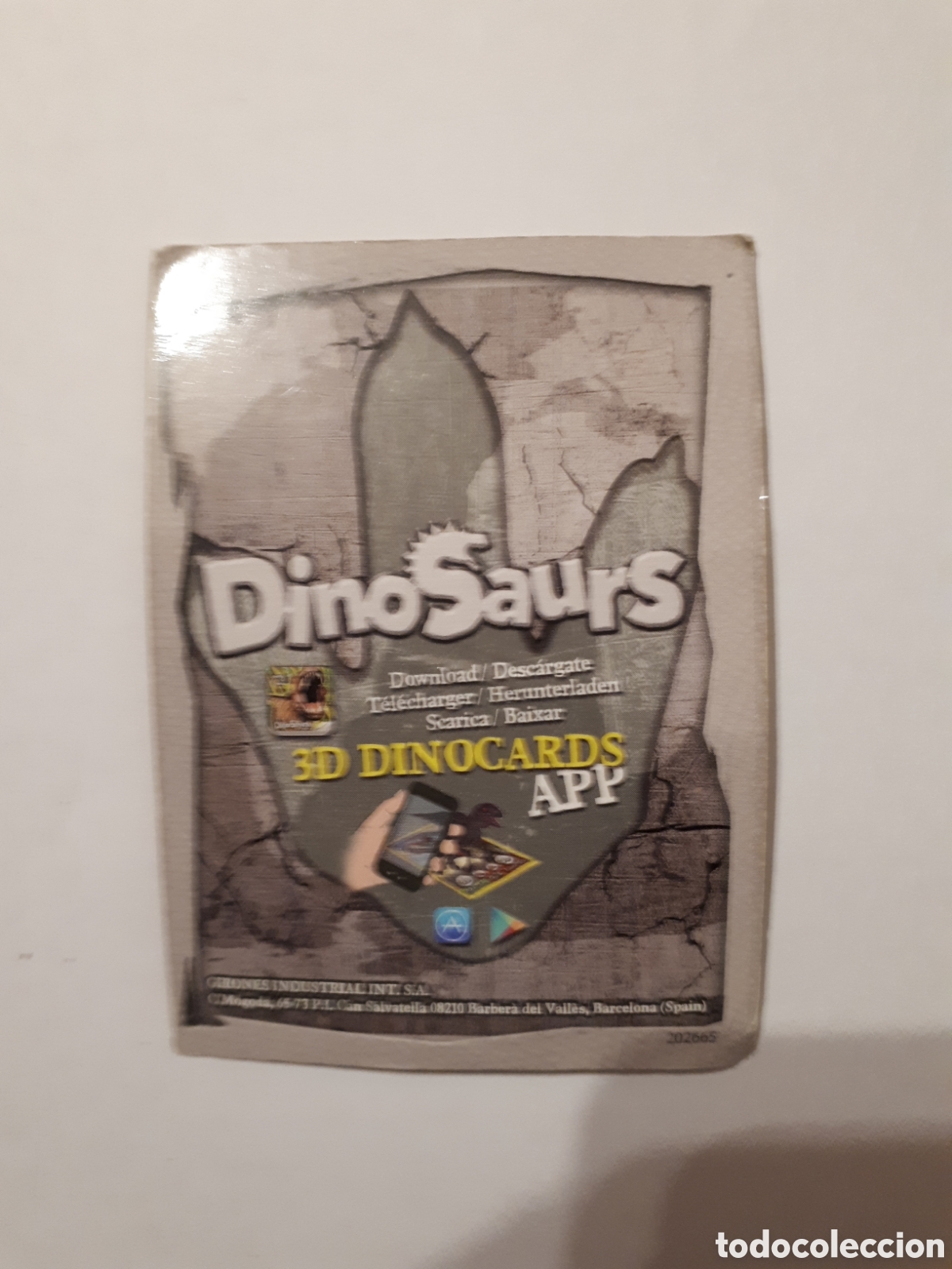 Trading cards: DINOSAURS 3D DINOCARDS N&ordm; 103 MASSOSPONDYLUS - Foto 2