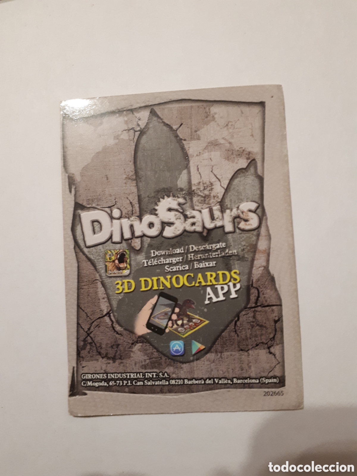 Trading cards: DINOSAURS 3D DINOCARDS. N&ordm; 074 MICRORAPTOR - Foto 2