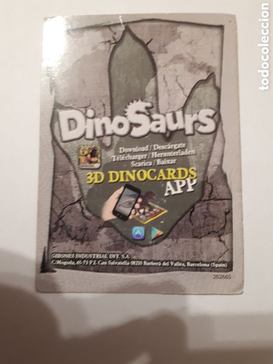 Trading cards: DINOSAURS. 3 D DINOCARDS. N&ordm; 134 STYRACOSAURUS - Foto 2