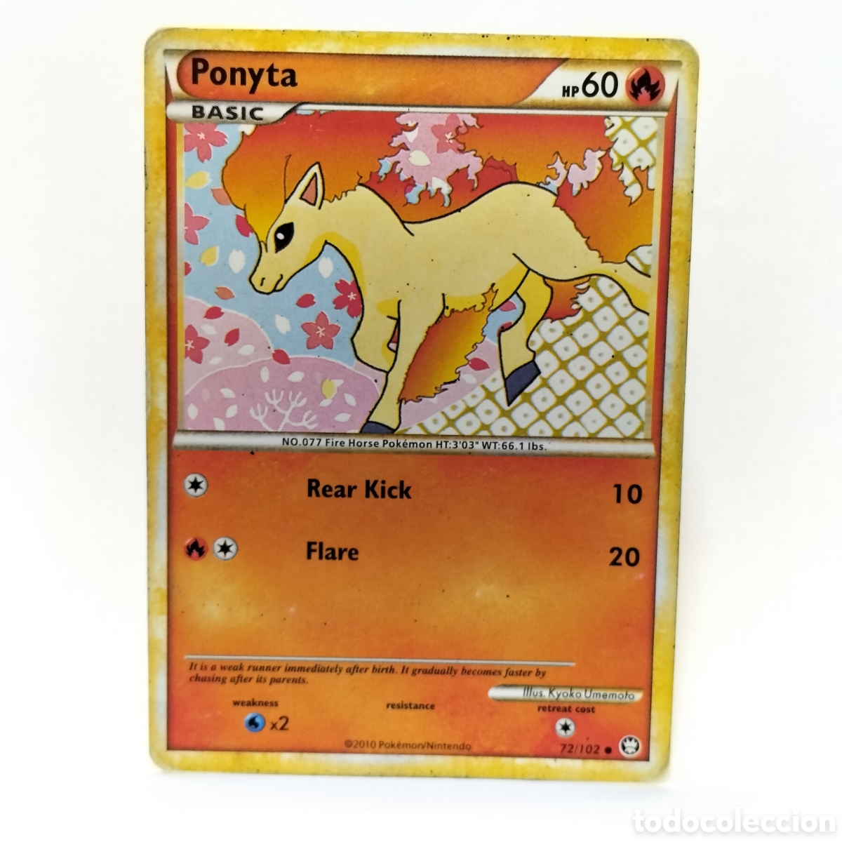 aaa - carta n 72/102 - ponyta hp 60 / pokmon - Buy Antique trading cards  on todocoleccion