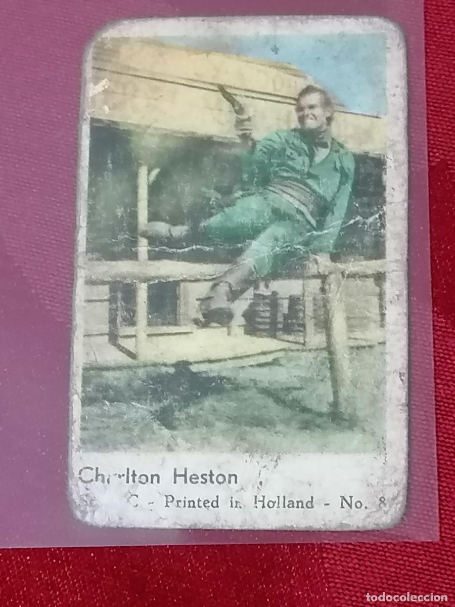 Trading Cards: 8. Charlton Heston Dutch Movie Star Gum Cards - Serie C - Printed in Holland