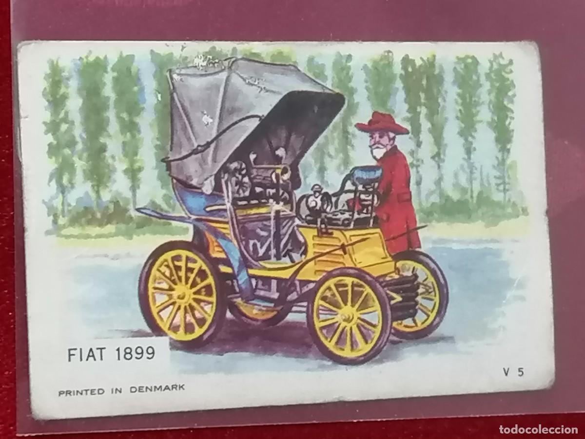 Trading Cards: V5 5 FIAT 1899 Gum Cards 1966 Danish Dandy Vintage & Veteran Cars PRINTED IN DENMARK