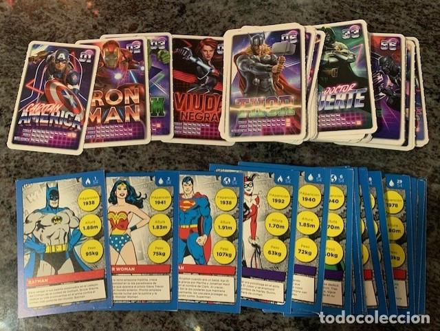 Trading cards: MARVEL : DESCUBRE TU PODER Y DC SUPERHEROES. COLECCIONES INCOMPLETAS CARREFOUR - Foto 1