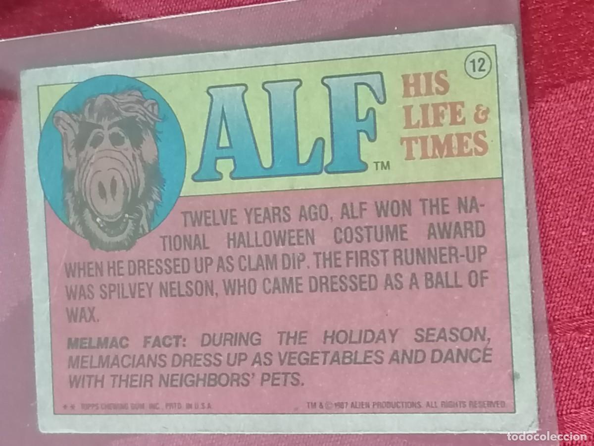Trading cards: 1987 Topps ALF #12 - Foto 2