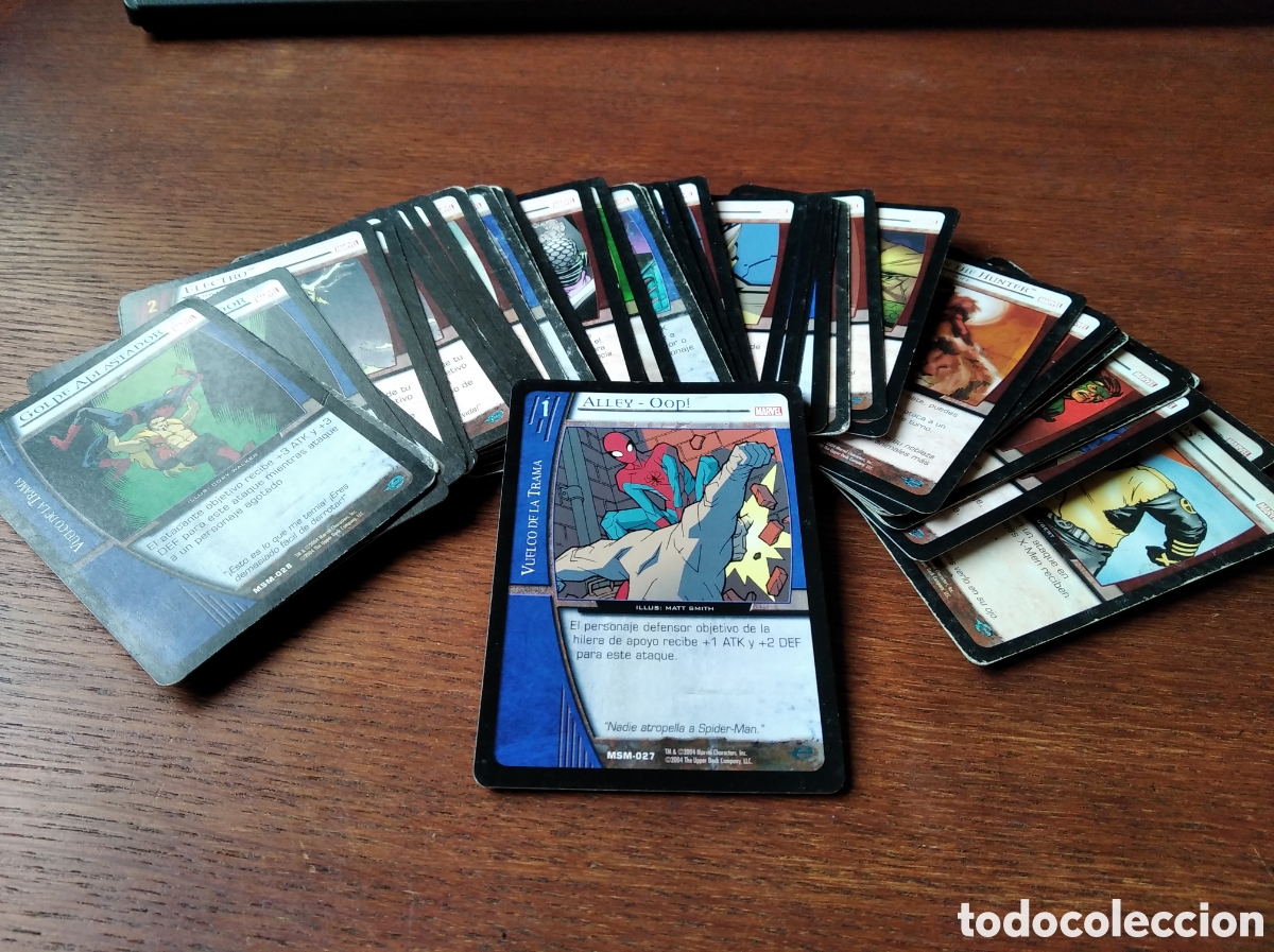 Trading cards: Lote cartas Marvel VS System - Upper Deck - Foto 1