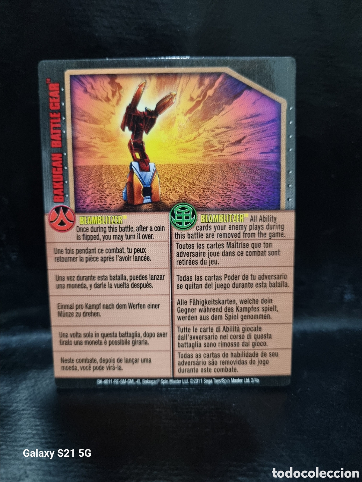 Trading cards: CARTA BAKUGAN BEAMBLITZER 2011 - Foto 1