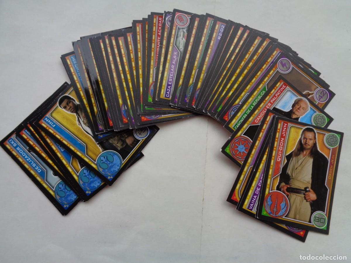 Trading cards: STAR WARS - GUERRA DE LAS GALAXIAS : LOTE DE 68 TRADING CARD GAME DEL CAMINO DE LOS JEDI . DE TOPPS