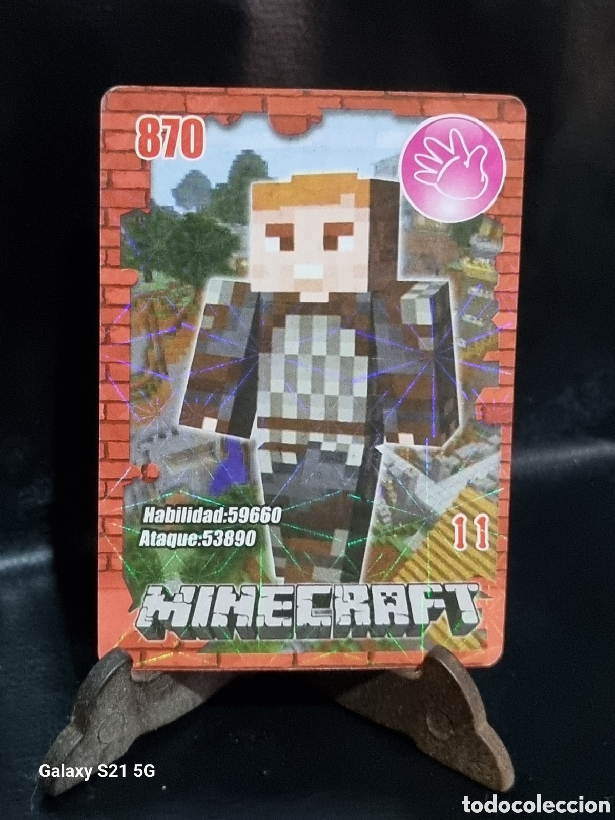 Trading cards: 11 - CARTA MINECRAFT - Foto 1
