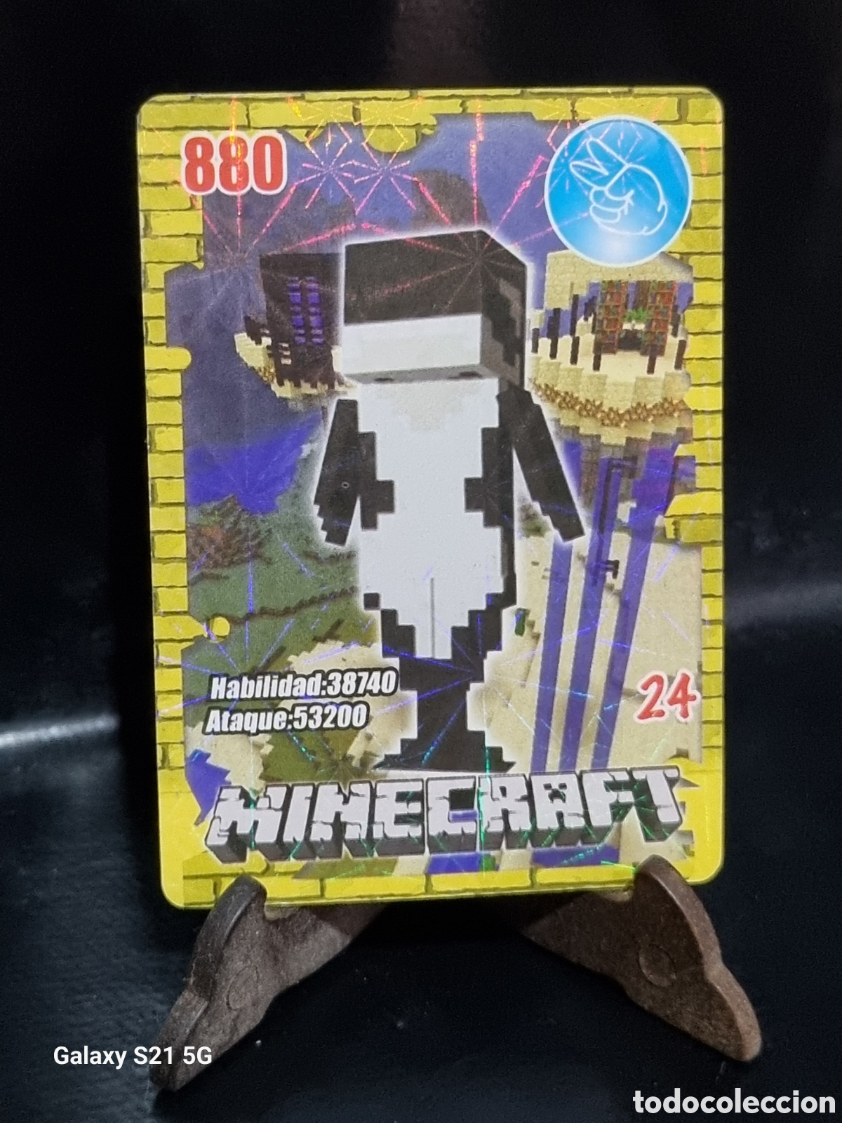 Trading cards: 24 - CARTA MINECRAFT - Foto 1