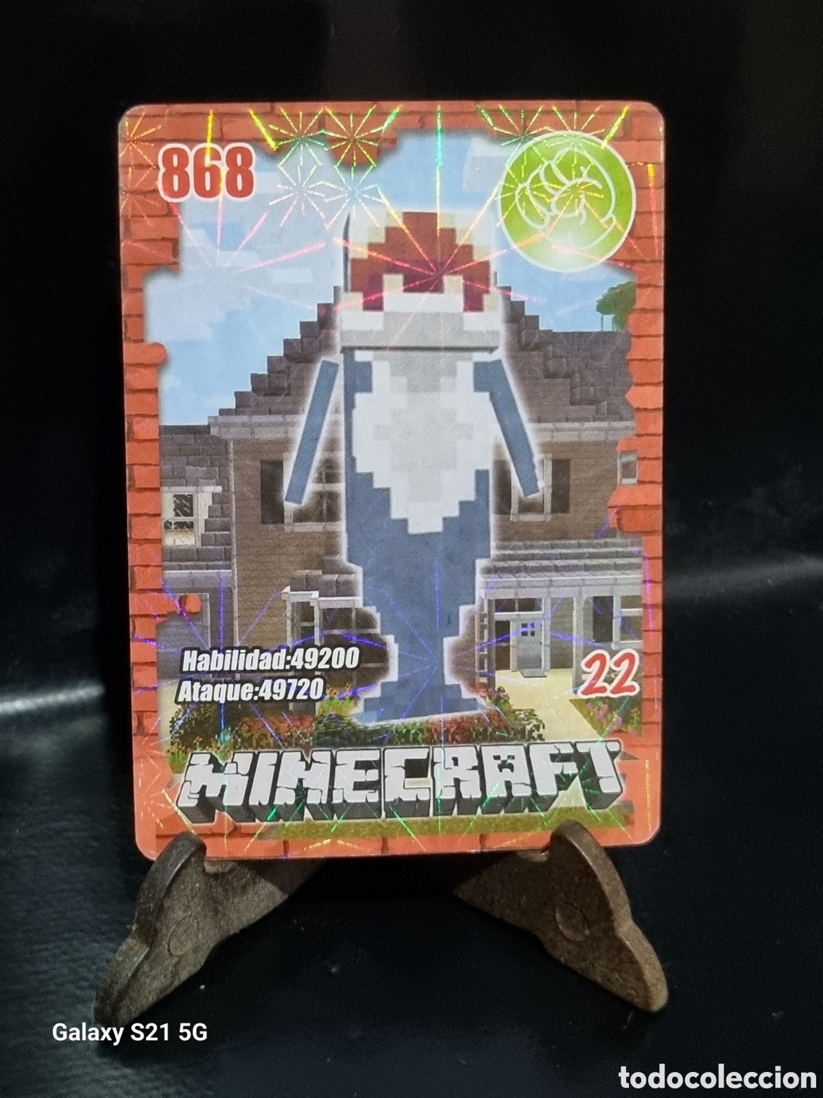 Trading cards: 22 - CARTA MINECRAFT - Foto 1
