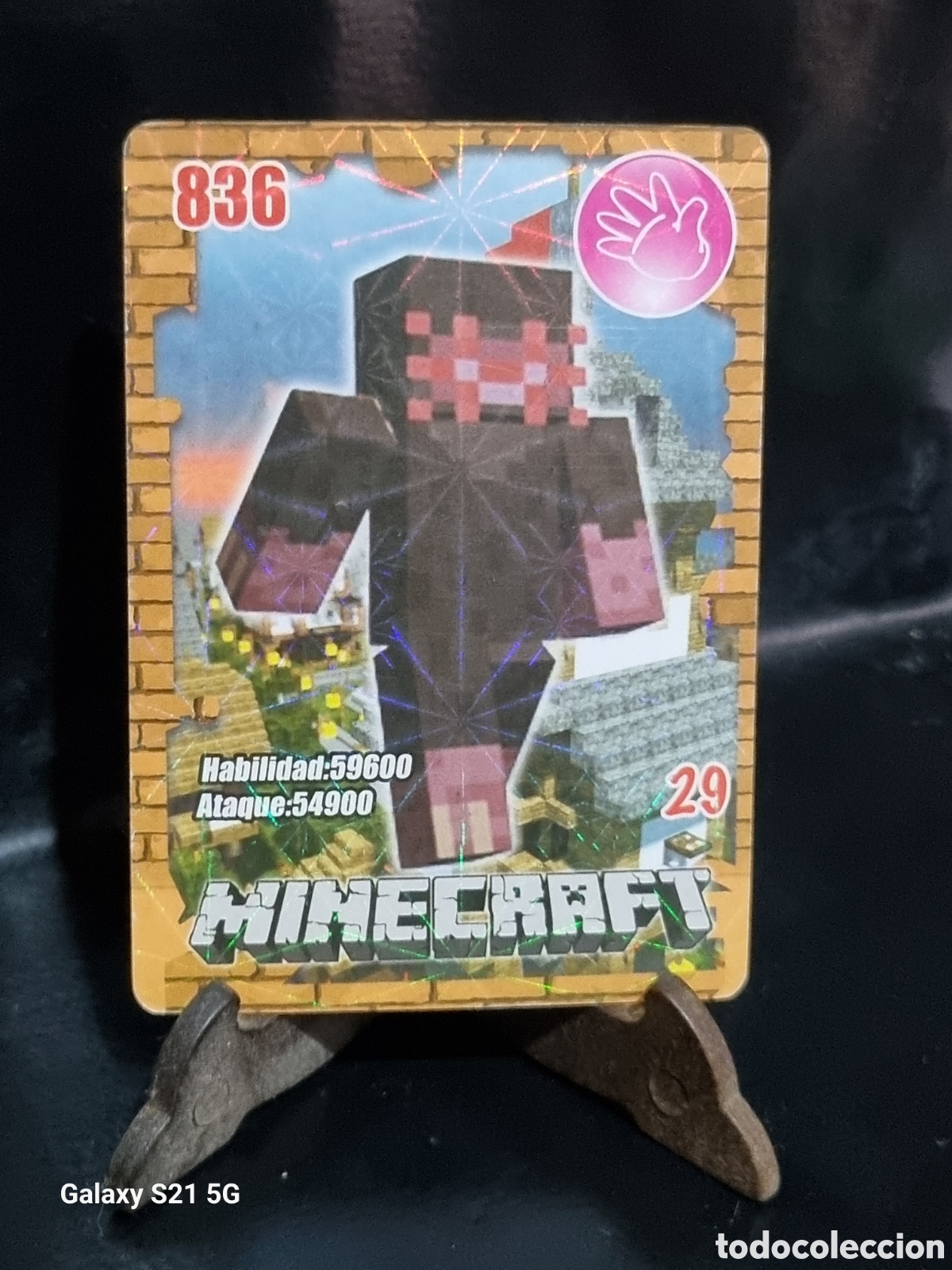 Trading cards: 29 - CARTA MINECRAFT - Foto 1