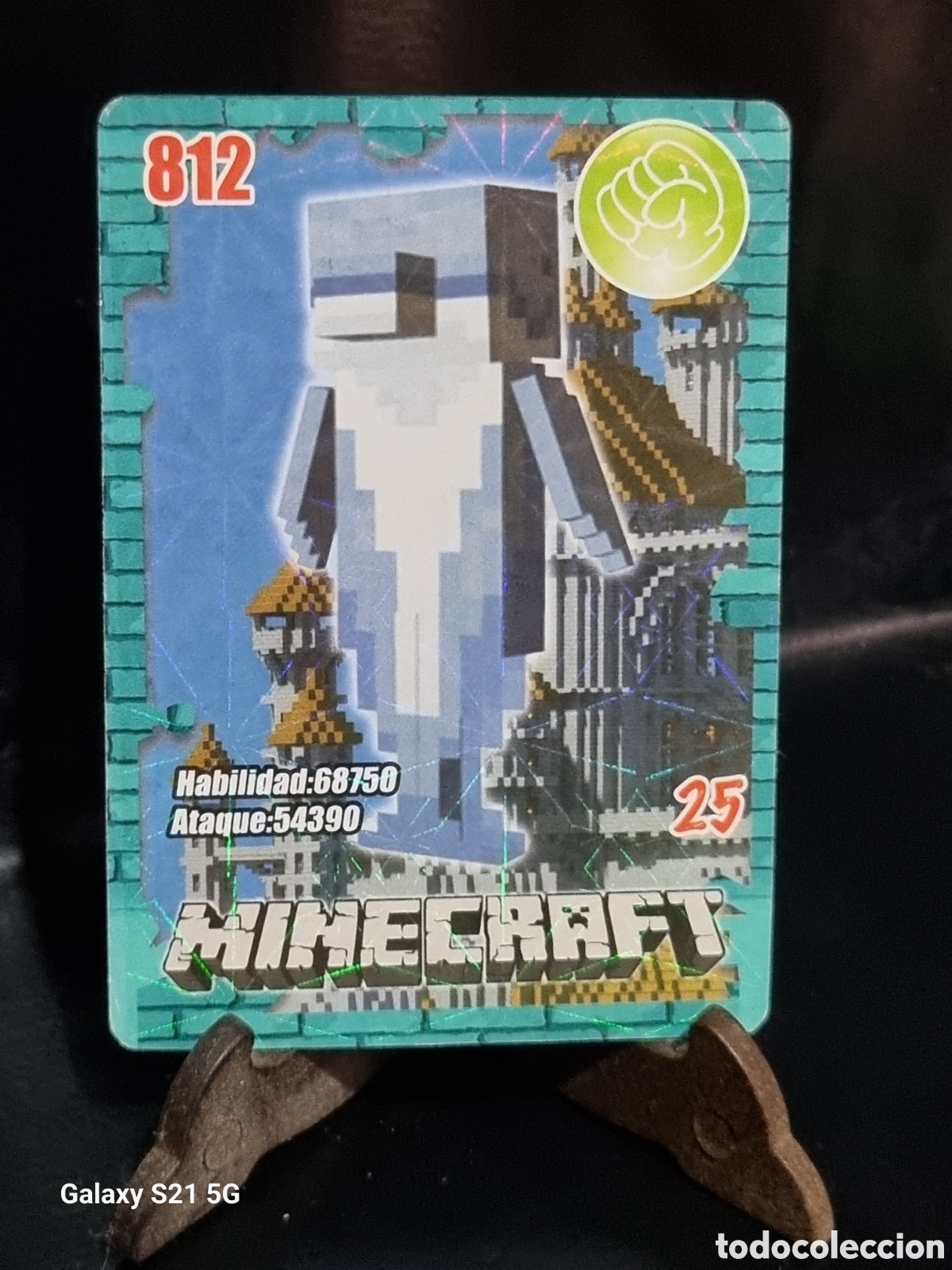 Trading cards: 25 - CARTA MINECRAFT - Foto 1