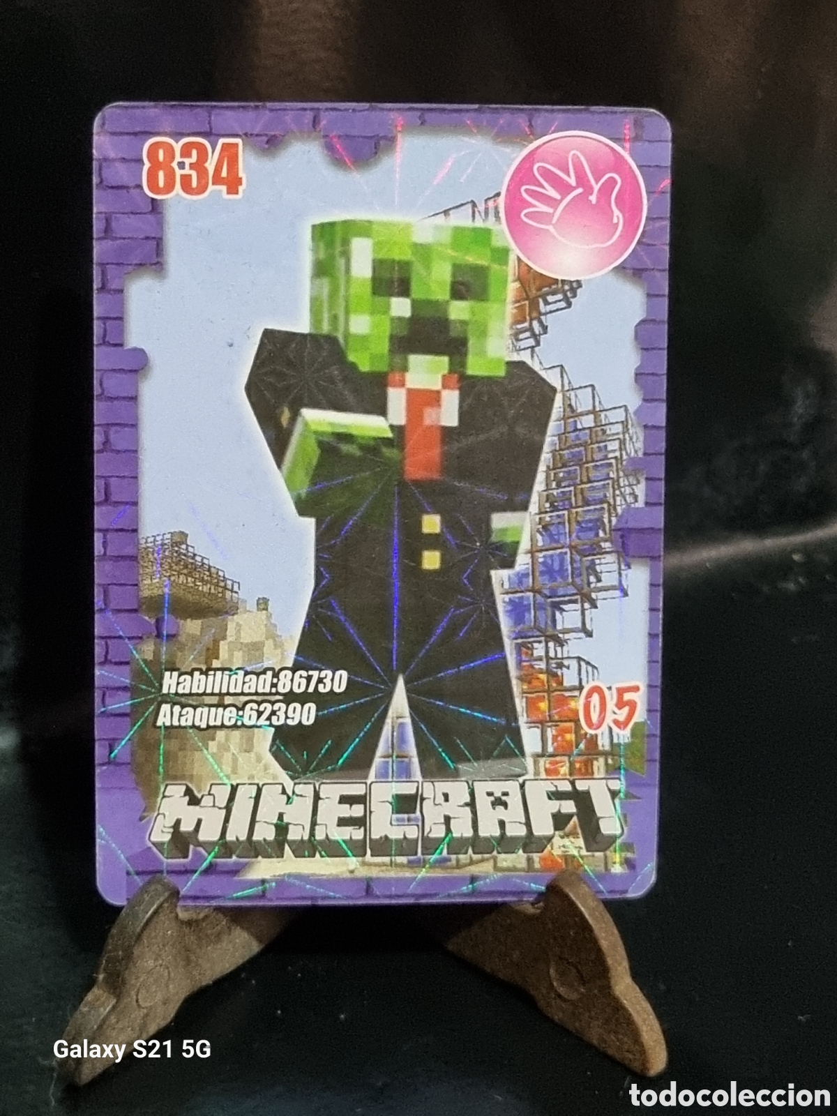 Trading cards: 5 - CARTA MINECRAFT - Foto 1