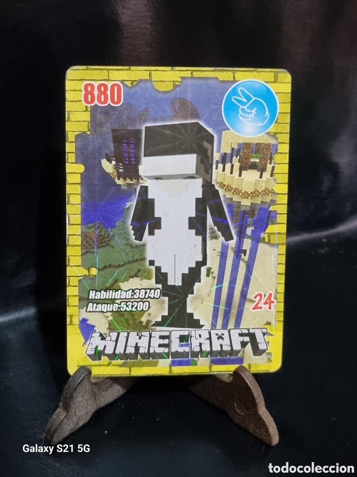 Trading cards: 24 - CARTA MINECRAFT - Foto 1