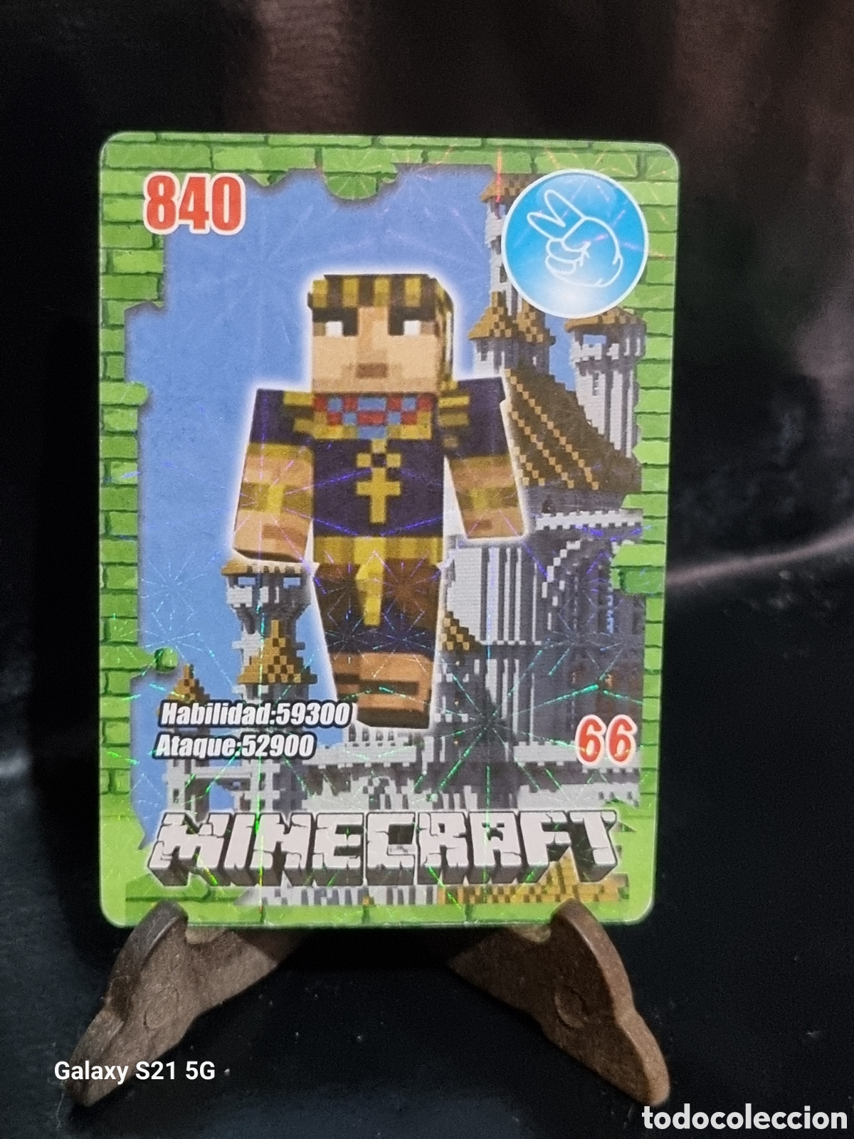 Trading cards: 66 - CARTA MINECRAFT - Foto 1