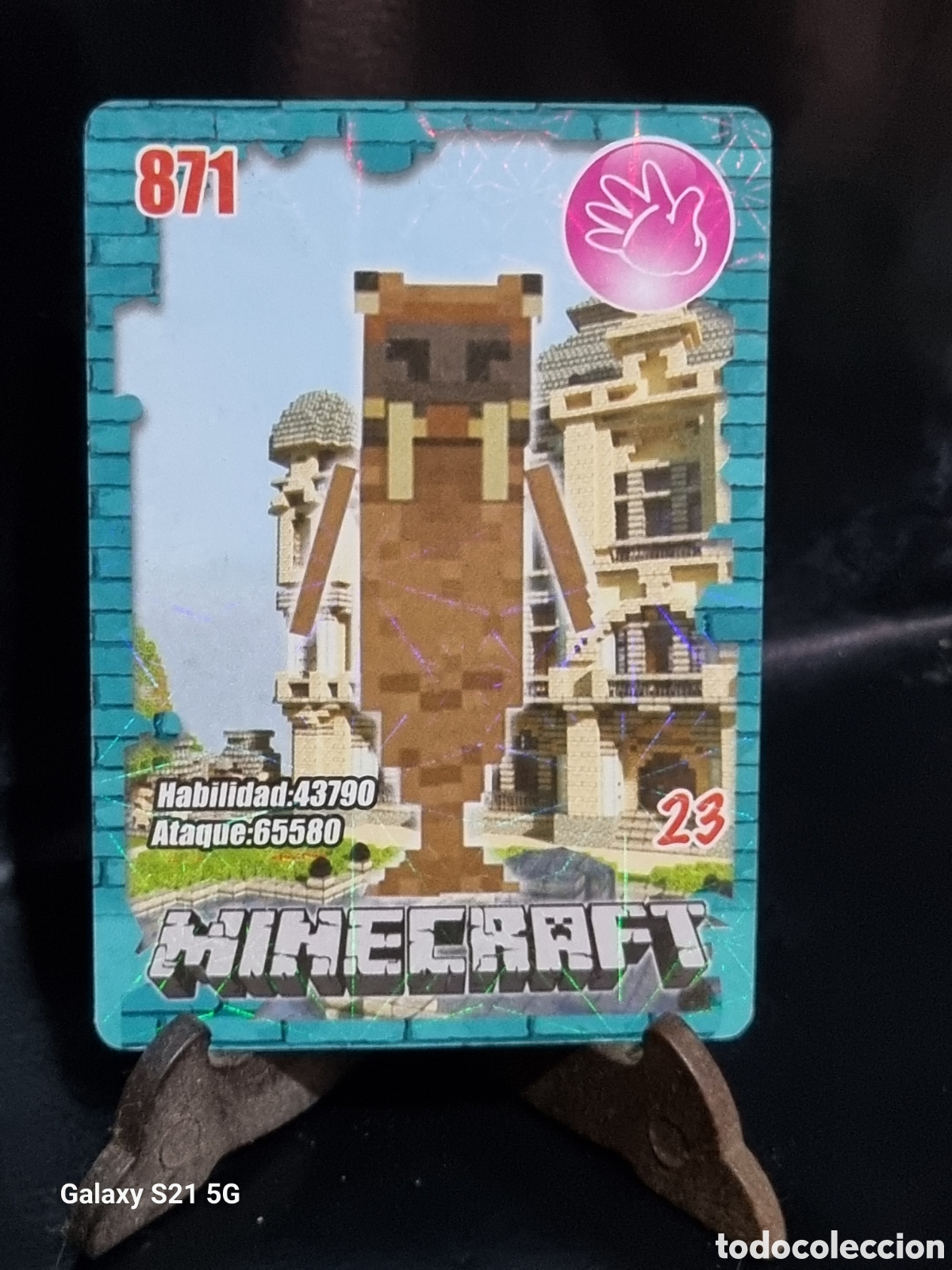 Trading cards: 23 - CARTA MINECRAFT - Foto 1