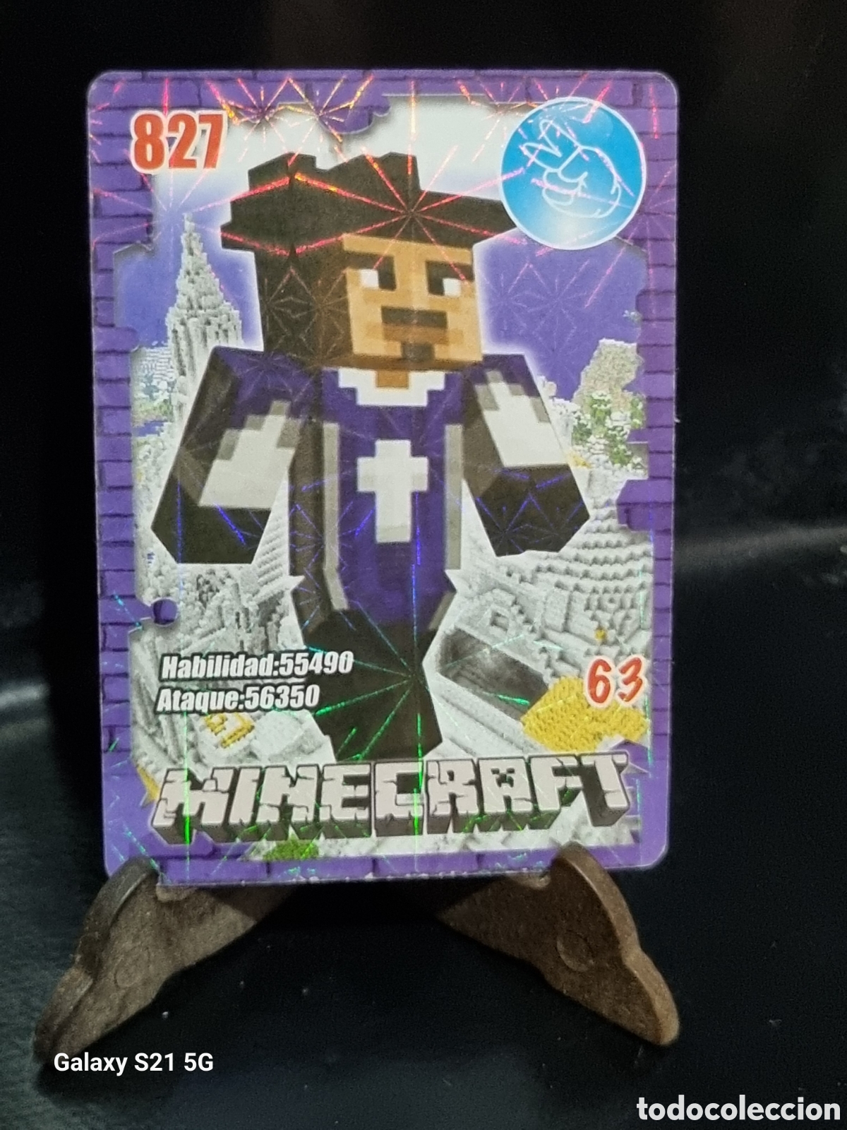 Trading cards: 63 - CARTA MINECRAFT - Foto 1