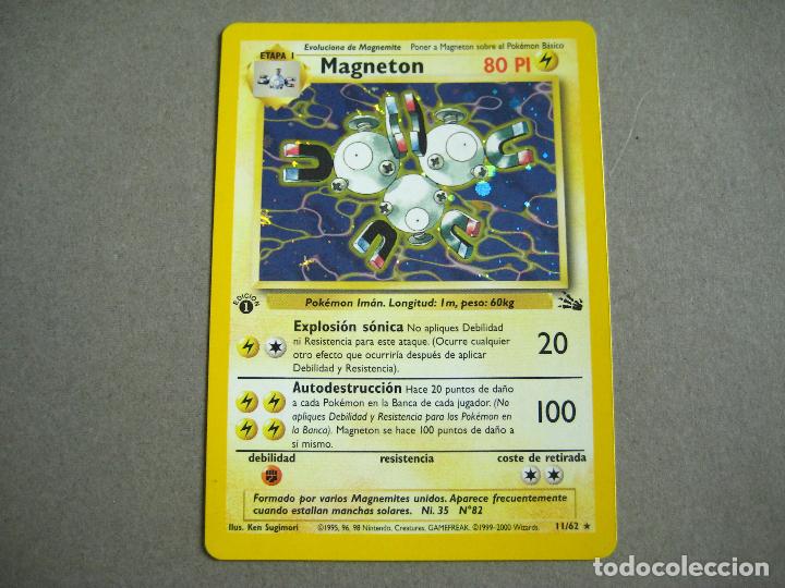 first edition magneton pokemon card Pokmon - Magneton (9) - Base Set - Holo