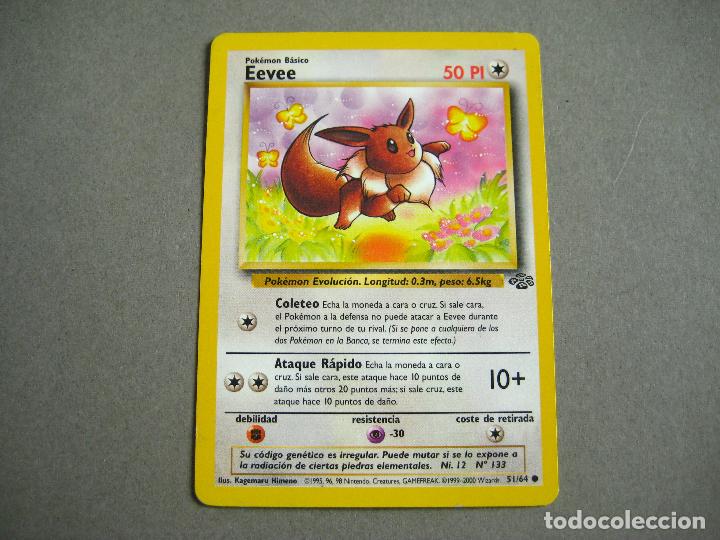 Pokemon Cartas TCG - Eevee Card Español POKEMON