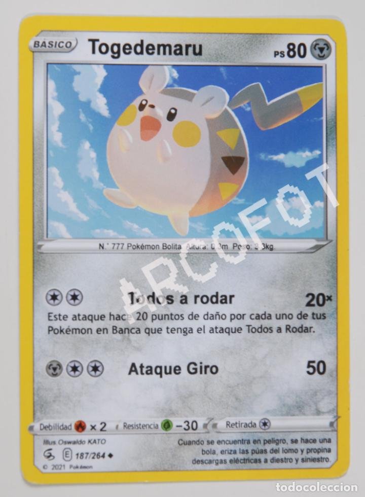 carta pokemon - togedemaru - basico - ps 80 - Buy Antique trading cards ...