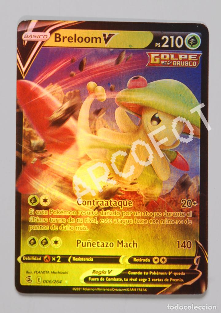 carta pokemon - breloom v - basico - ps 210 - g - Buy Antique trading cards  on todocoleccion