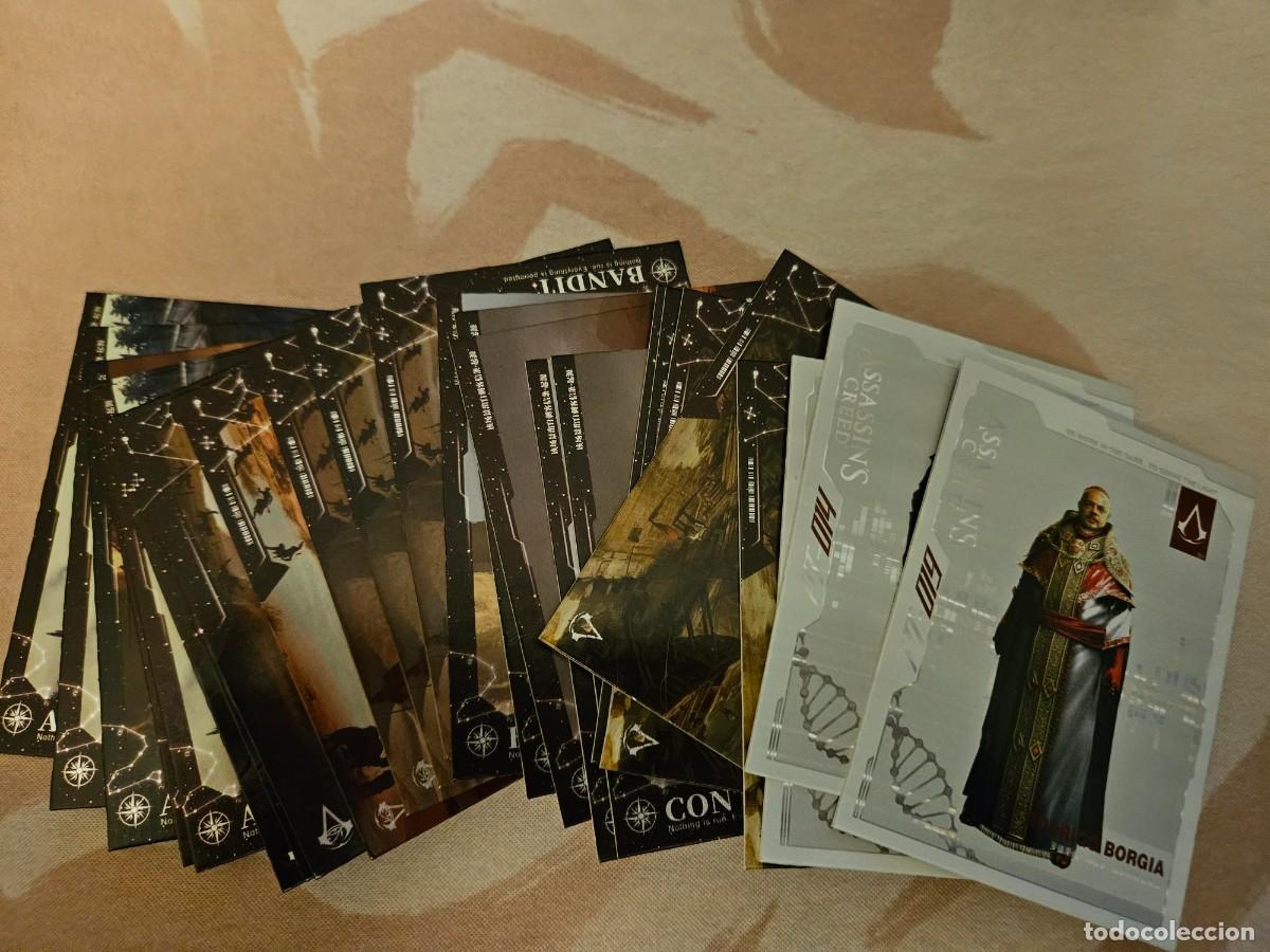 Trading cards: ASSASSIN'S CREED CARDS (LIMITED) -NO COMPLETA- (LOTE 3). VARIAS REPETIDAS