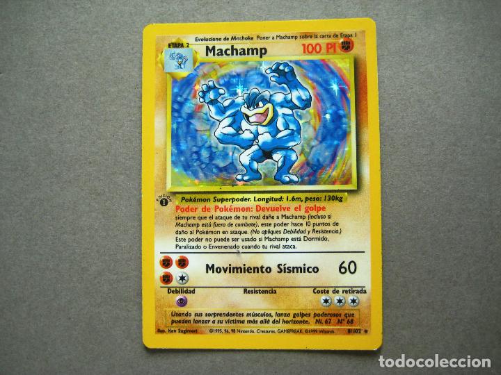 pokemon first edition cards Pokemon - Machamp (59/108) - XY Evolutions - Reverse Holo: Buy Online at  Best Price in UAE main image 1