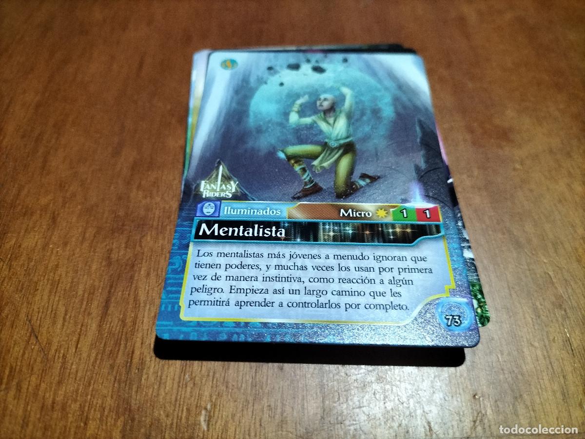 Cartas Colecion&aacute;veis: 73 MENTALISTA FANTASY RIDERS. NEW RIDERS 2023. ENTRE MUNDOS. CARTA. CROMO. COMO NUEVA