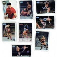 Trading Cards: LAMINCARDS. LOTE 8 NºS: 92-95-96-97-103-114-117. NEW EDITION. WWE MUNDICROMO. (P/C49)