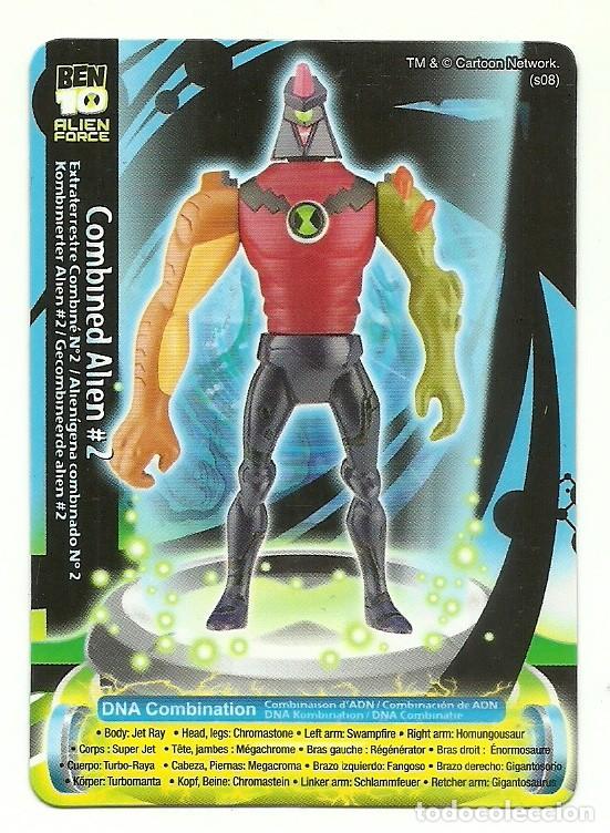 Trading cards: Carta Ben 10 Alien Force n&ordm; 2 Combined Alien - Foto 1