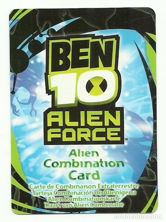 Trading cards: Carta Ben 10 Alien Force n&ordm; 2 Combined Alien - Foto 2