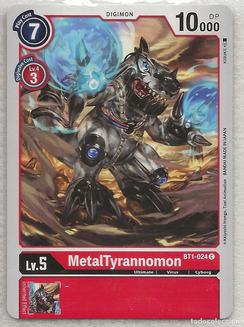 Trading Cards: Digimon TCG 2020 BT1-024 MetalTyrannomon
