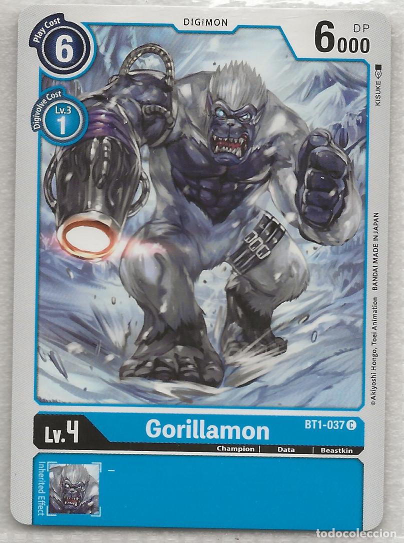 Trading cards: Digimon TCG 2020 BT1-037 Gorillamon - Foto 1
