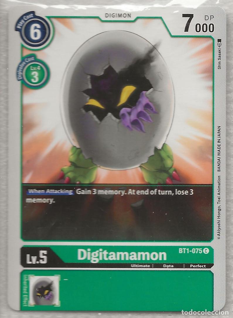Trading Cards: Digimon TCG 2020 BT1-075 Digitamamon