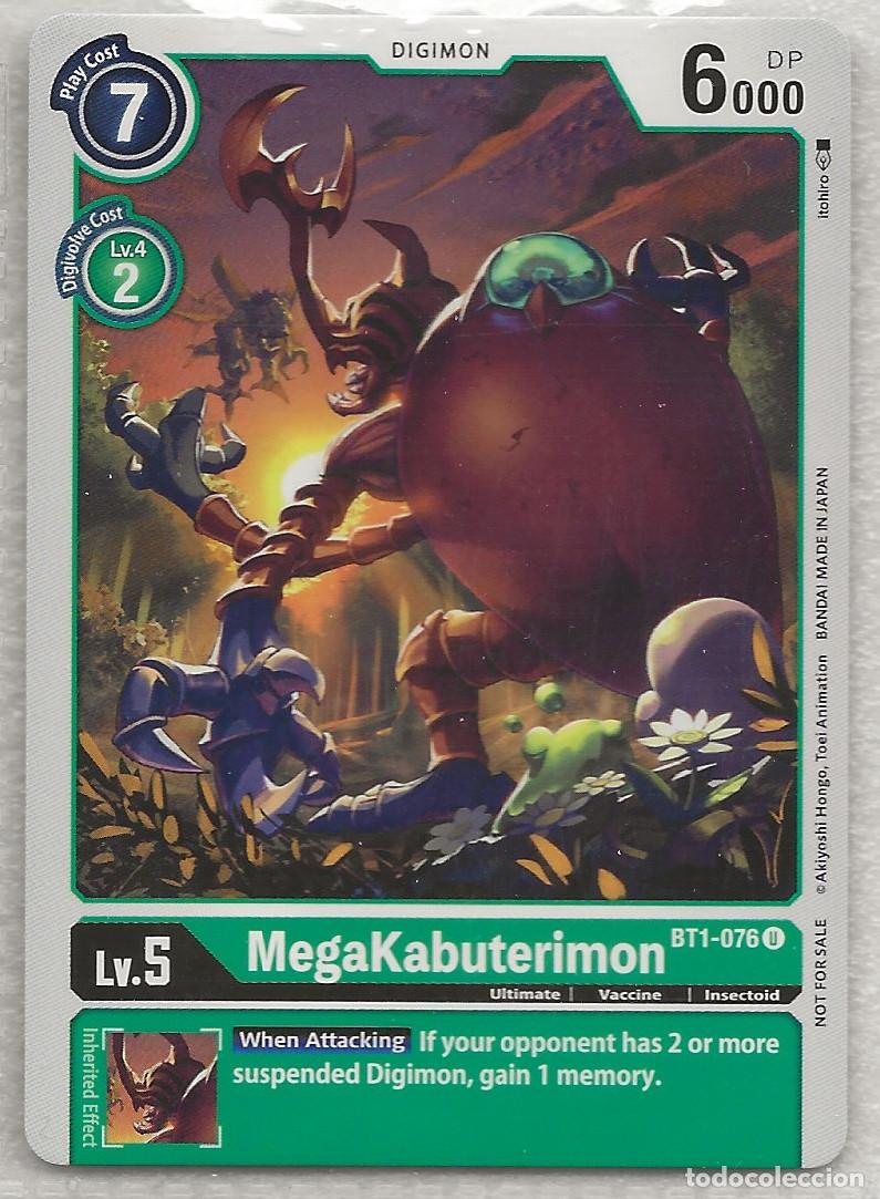 Trading Cards: Digimon TCG 2020 BT1-076 MegaKabuterimon AA