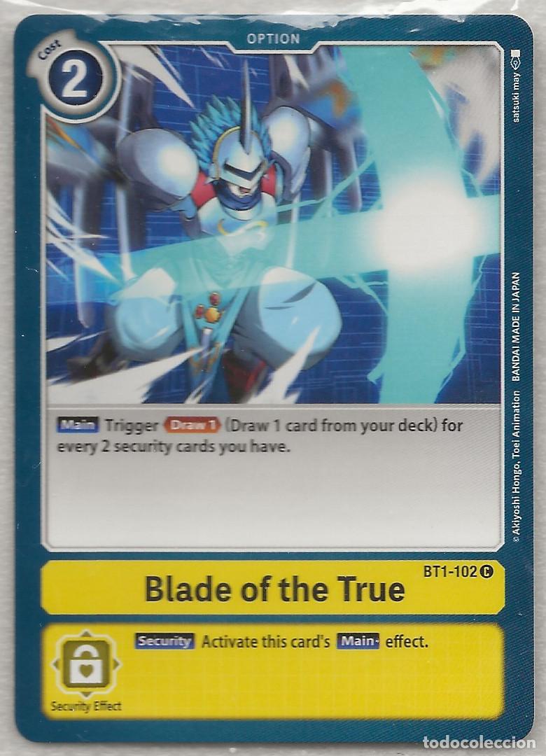Trading Cards: Digimon TCG 2020 BT1-102 Blade of the True