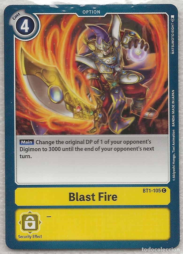 Trading Cards: Digimon TCG 2020 BT1-105 Blast Fire